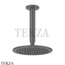 Gessi Goccia Верхний душ 21,6 с потолочным кронштейном 33762-126, Black Metal Brushed