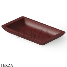 Dea Design Washbasins Раковина настольная 80х45 Solid Surface DD9013 800 17, Red Wine №17