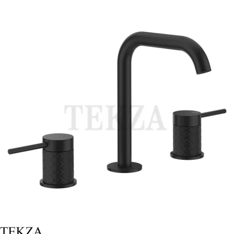 Gessi 316 INTRECCIO Смеситель для раковины, без сливного гарнитура 54112-299, Black XL