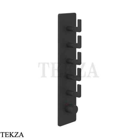Gessi INCISO WELLNESS Термостат 5 выходов, внешняя часть 58210-299, Black XL