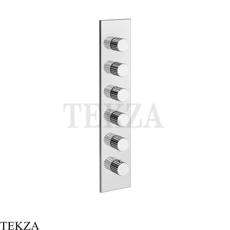 Gessi Incastri Термостат для душа 5 потоков, внешняя часть 75320-031, хром глянец