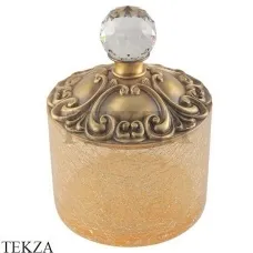 Migliore Cristalia SWAROVSKI Баночка для ванных принадлежностей 16824, золото глянец