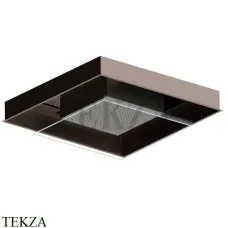 Newform Встроенная душевая лейка, хромотерапия, с кнопкой 688.M3.070, Titanium satin-Copper glossy