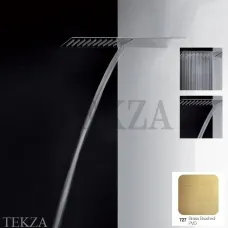 Gessi Private Wellness TREMILLIMETRI Верхний душ, 2 функции 33063-727, Brushed Brass