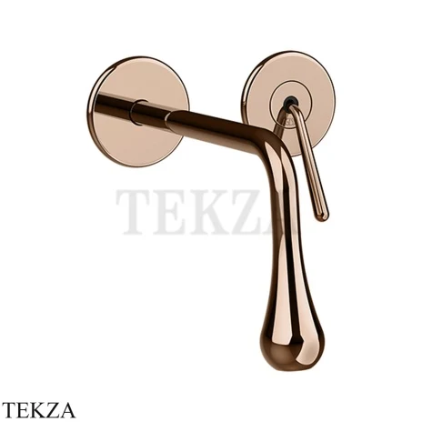 Gessi Goccia Смеситель для раковины, внешняя часть 33084-030, Copper PVD