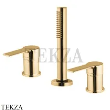 FIMA Carlo Frattini MAST Смеситель на борт ванны, без излива, F3144/1NOS, Brushed gold