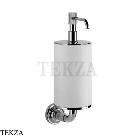 Gessi VENTI20 Дозатор для жидкого мыла настенный белый 65413-031, хром глянец