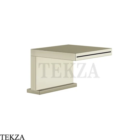 Gessi CASCATA Каскадный излив на борт ванны или подиум 20191-720, Nickel PVD