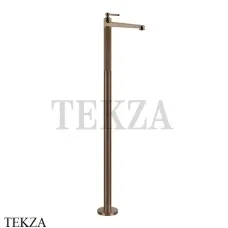 Gessi VENTI20 Смеситель для раковины напольный, внешняя часть 65095-708, Copper Brushed Gessi VENTI20 Смеситель для раковины напольный, внешняя часть 65095-708, Copper Brushed