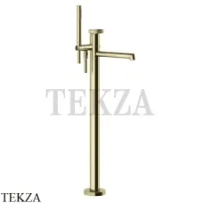 Gessi ANELLO Смеситель для ванны напольный, с гарнитуром 63328-710, Brass PVD