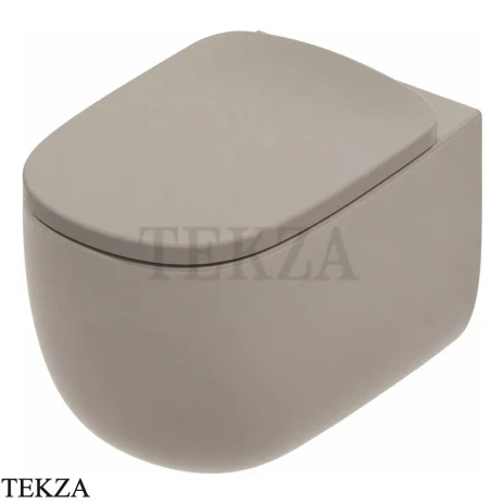 ArtCeram Seta унитаз подвесной чаша без ободка The.Reel SEV001 41 00, Brown Matera матовый