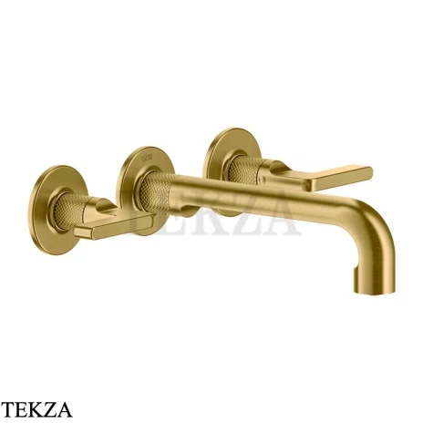 Gessi INCISO Смеситель для раковины излив средний, внешняя часть 58090-716, Gold Br. PVD