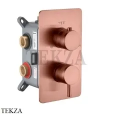 Boheme CELL Смеситель для душа на 3 потока, комплект 135-3-CB, Copper Brushed Boheme CELL Смеситель для душа на 3 потока, комплект 135-3-CB, Copper Brushed