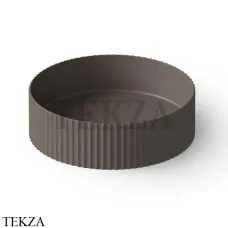 Dea Design Washbasins Раковина настольная Solid Surface DD9812 400 6, Grey Brown №6