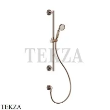 Gessi VENTI20 Штанга в комплекте с душевой лейкой, шланг, вывод 65141-030, Copper PVD