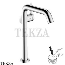 Hansgrohe Tecturis S Смеситель для раковины 240 CoolStart, с донным клапаном 73370000, хром глянец