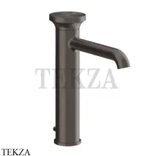 Gessi Origini NATURE Смеситель для раковины с донным клапаном 66005-707, Black Metal Brushed