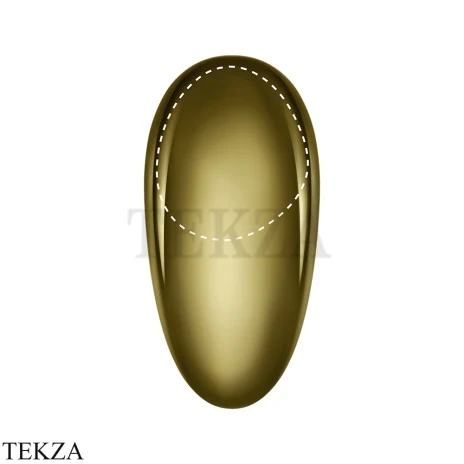 Gessi Equilibrio Излив для раковины на столешницу 52001-246, Gold PVD