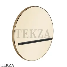 Gessi CASCATA Каскадный излив настенный круглый 65295-735, Warm Bronze