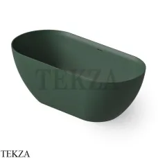Dea Design Edge Ванна отдельностоящая овальная 160x75 Solid Surface DD8919 1600 11, Dark Green №11