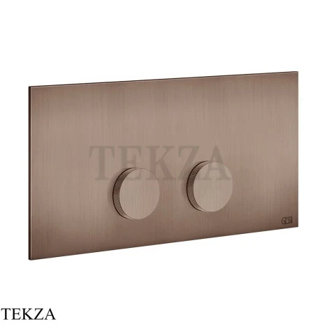 Gessi ANELLO Клавиша смыва для инсталляции viega prevista, Villeroy&Boch 54633-708, Copper Brushed PVD