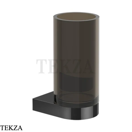 Gessi Perle Стакан для зубных щёток настенный 74816-706, black хром глянец