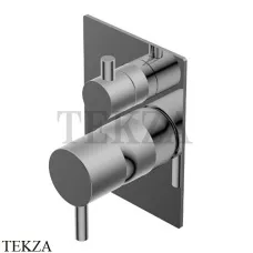 Ritmonio Diametro35 S Смеситель для душа, 2 потока, внешняя часть PR52GC111 CRB, Black Chrome Ritmonio Diametro35 S Смеситель для душа, 2 потока, внешняя часть PR52GC111 CRB, Black Chrome