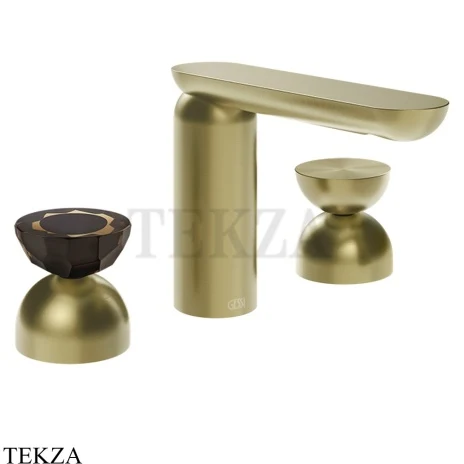 Gessi Perle Смеситель для раковины на 3 отв., без гарнитура 74896-727, шампань Brushed