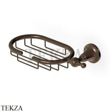 Zucchetti Agora Classic Мыльница решетка настенная ZAD412.P21, brushed chocolate PVD