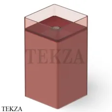 Dea Design Pedestal Basin Раковина напольная квадратная Glasstech DD2017 450 R5, Pomegranate R5