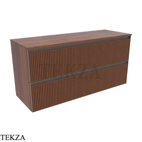 Flaminia Cubika модуль хранения подвесной 105×37×50 см, 2 ящика, орех Noce Greca