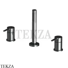 FIMA Carlo Frattini SNAP Смеситель для ванны, без излива F3124/1NCS, Brushed black chrome