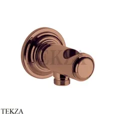 Gessi VENTI20 Держатель для душевой лейки с выводом воды 65161-708, Copper Brushed