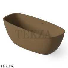 Dea Design Soul Ванна отдельностоящая скругленная 170x72 Solid Surface DD8630 1700 1, Dark Camel №1