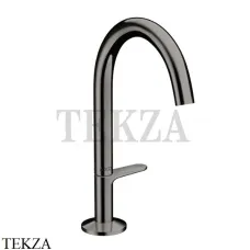 Axor ONE Смеситель для раковины Select 170, гарнитур Push‑Open 48020330, Polished Black Chrome