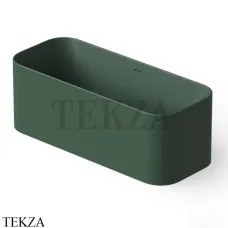 Dea Design Soul Ванна отдельностоящая прямоугольная 170x70 Solid Surface DD8658 1700 11, Dark Green №11