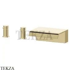 Newform Cascate Смеситель на борт ванны каскад 70032.M0.071, Gold satin