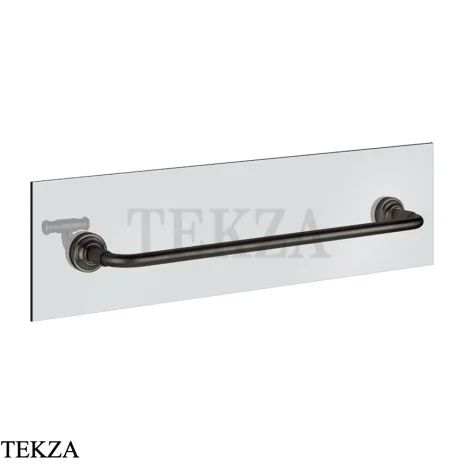 Gessi VENTI20 Полотенцедержатель для крепления на стекло, 45 см 65513-707, Black Metal Brushed PVD