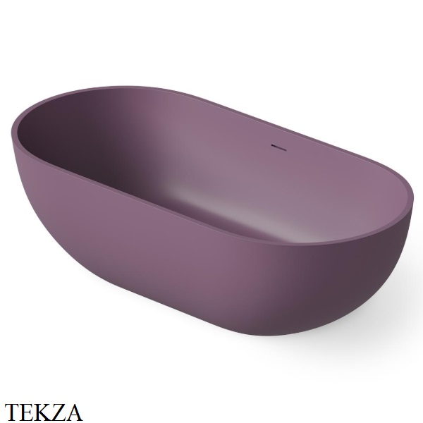 Dea Design Shadow Ванна отдельностоящая овальная 140x70 Solid Surface DD8619 1400 8,  Lavender №8