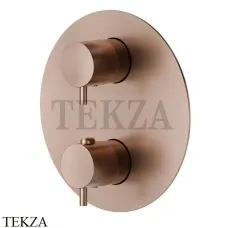 Newform X-Steel 316 Термостат для душа 2,3,4,5 потока, внешняя часть, 69663EX.59.067, PVD Brushed copper bronze