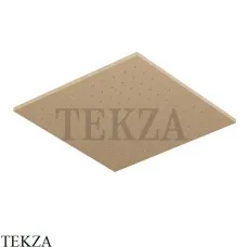 Zucchetti Верхняя душевая лейка 30х30 для кронштейна Z94269.P31, brushed british gold PVD