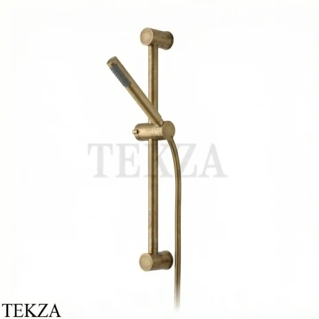 Nicolazzi Doccia Душевая штанга с ручным душем 5520OG, Raw Brass