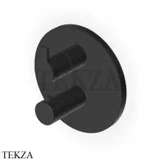 Zucchetti Gill Термостат для душа на 1 поток, внешняя часть ZGL800.N1, черный goffrato