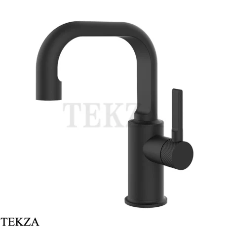 Gessi INCISO Смеситель для раковины ручка сбоку, без гарнитура 58009-299, Black XL