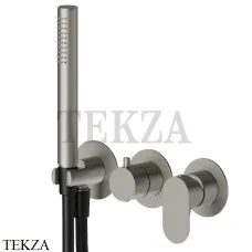 Newform Linfa II Смеситель для душа SET, 2 потока, внешняя часть 69468E.M0.070, Titanium Satin