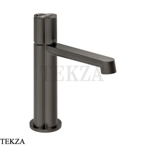 Gessi Ludovica Смеситель для раковины, без донного клапана 76202-707, black хром Brush