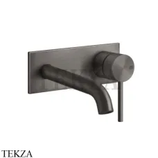 Gessi 316 FLESSA Смеситель для раковины, внешняя часть, 11-14 см 54088-707, Black Metal Brushed