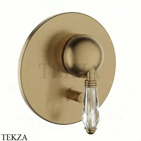 Nicolazzi Cristallo Смеситель для душа. 2 потока, внешняя часть, 3460EXTBZ33, бронза classic