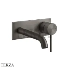 Gessi 316 MECCANICA Смеситель для раковины, внешняя часть 54288-707, Black Metal Brushed