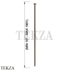 Gessi INCISO Излив для раковины потолочный под размер 15-190 см 58299-708, Copper Brushed